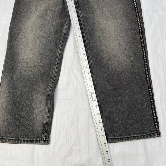 Arizona Highest Rise Vintage Straight Black Jeans Size 13 - Picture 6 of 11